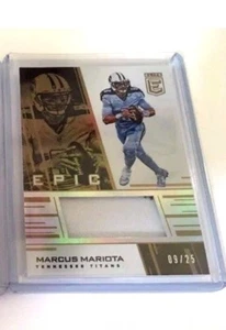 MARCUS MARIOTA 2016 Panini Epic Refractor 2-Color Patch #9/25!TITANS QB - Picture 1 of 1