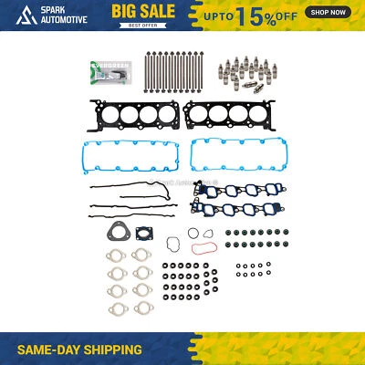 Juego de juntas de culata pernos elevadores aptos 09-14 Ford E-150 E-250 E-350 Super Duty 5,4 L Foto 1 de 4