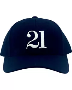 New The 21 Club NYC Restaurant Baseball Cap Hat Navy Blue New York City - Picture 1 of 14