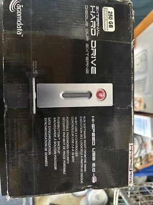 Acomdata External Hard Drive w/cables New In Box.  Hi-speed Hybrid Drive - Image 1 of 4