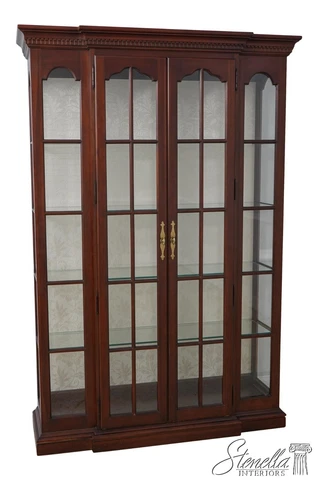 F59968EC: THOMASVILLE Cherry Lighted Curio Cabinet Cover