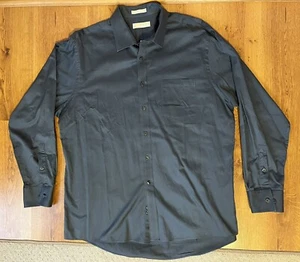 Michael Kors Button Up Shirt Long Sleeve Blueish Gray Men’s  17.5 34/35 - Picture 1 of 5