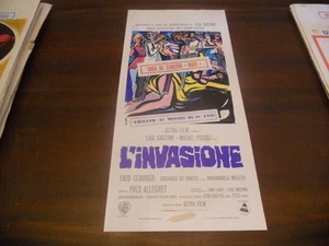 LOCANDINA ORIGINALE L'INVASIONE LISA GASTONI 1970 - Picture 1 of 1