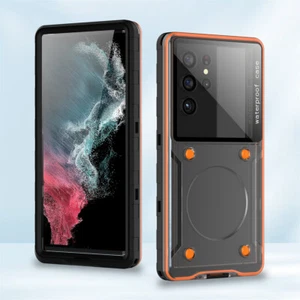 Universal Waterproof Underwater Phone Case Dry Cover Pouch Less 6.9" Smartphone - Picture 1 of 15