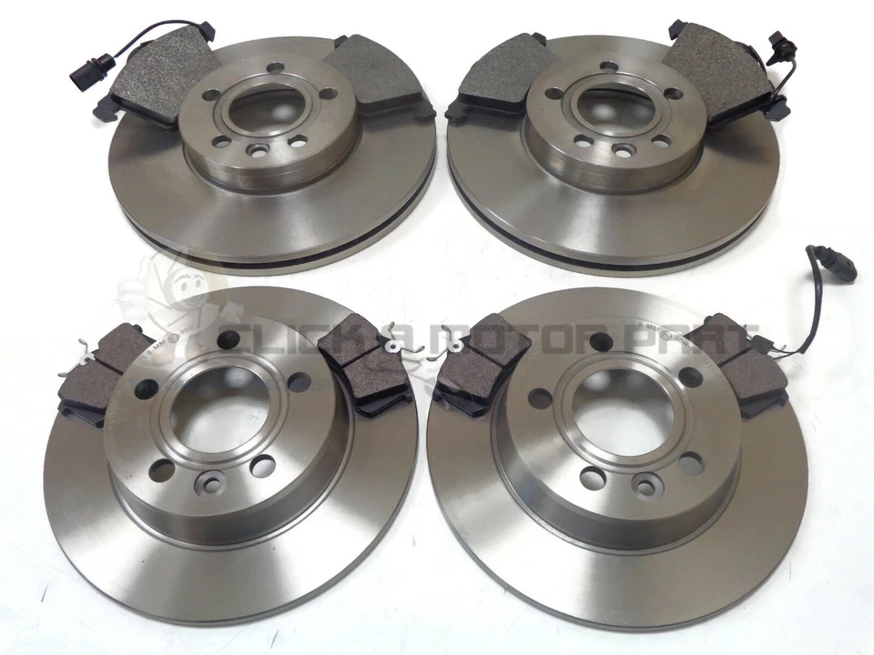 SEAT ALHAMBRA 1.9 TDi 2001-2010 FRONT & REAR BRAKE DISCS & PADS (CHECK DISC SIZE - Изображение 1 из 1