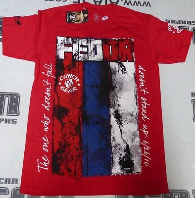 Fedor Emelianenko Signed Walkout Shirt PSA/DNA COA StrikeForce Pride Rizin M-1 S - Image 1 of 4