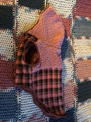 Vibrant Life Pink Brown Pet Sweater Dog Cat Jacket Size M  20-50 Lb Pre Owned - Image 1 of 4