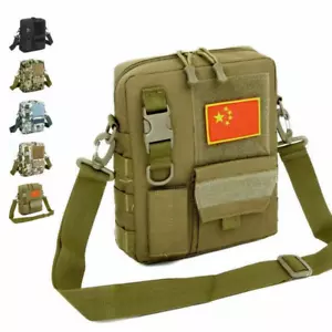 Men Tactical Military Sling Chest Bag Molle Backpack Crossbody Shoulder Pack Bag - Picture 1 of 25