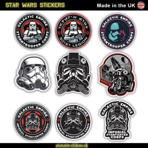 Small Classic Star Wars Sticker Vinyl x1 001 - 009 - Picture 1 of 10