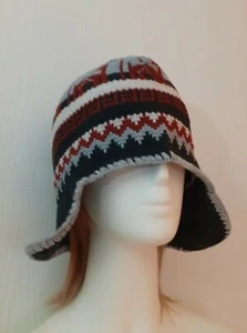 MORGAN BONNET SHERPA EN ACRYLIQUE MAILLE TRICOT TAILLE UNIQUE - Imagen 1 de 10