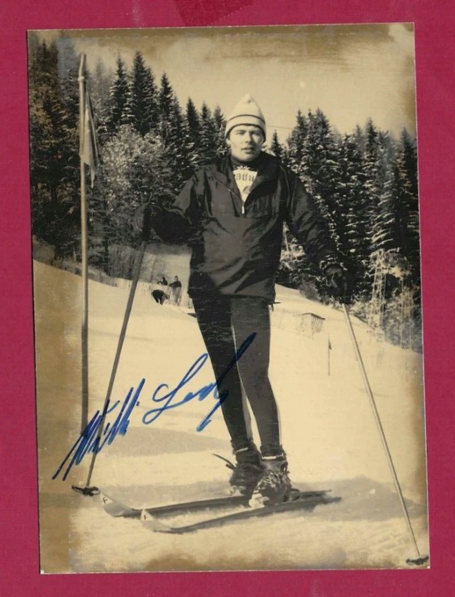 Willi Lesch - Deutschland - Ski Alpin  Weltcup - 3x  Deutscher Meister 1966 ... - Bild 1 von 1