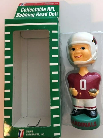 ARIZONA CARDINALS NFL FOOTBALL VINTAGE BOBBLEHEAD PLAYER DOLL NEW/MINT Cover