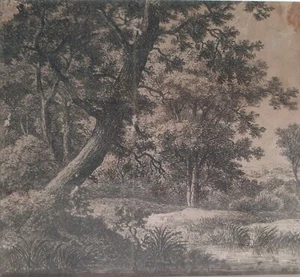Anthonie Waterloo (Flemish 1609-90) 'The Leaning Tree' - STATE III ETCHING - Bild 1 von 3