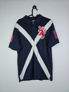 Rugby Nations Pride Of Scotland Saltire Lion Polo Rampante Para Hombres Talla S L - Imagen 1 de 12