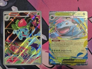Ivysaurier 134/132 Illustration Rare & Mega Venusaur ex 003/132 - Bild 1 von 2