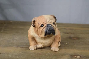 Vintage Sandicast English Bulldog Figurine Statue Sandra Brue 1984 Made in USA - Picture 1 of 8