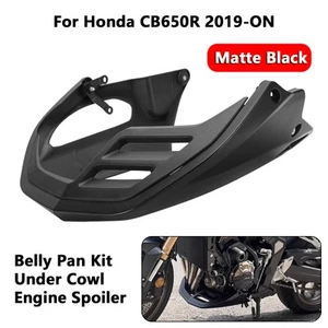 Belly Pan Engine Spoiler For Honda CB650R 2019-Later Lower Fairing Exhaust Guard - Picture 1 of 18