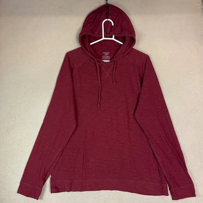 VINCE. XXL Hoodie Burgundy Red Long Sleeve Cotton Casual Menswear - Image 1 of 4