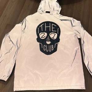 Machine Gun Kelly MGK 27 Club Coffee Dealer Skull Reflective Regenjacke XL Zip - Bild 1 von 7
