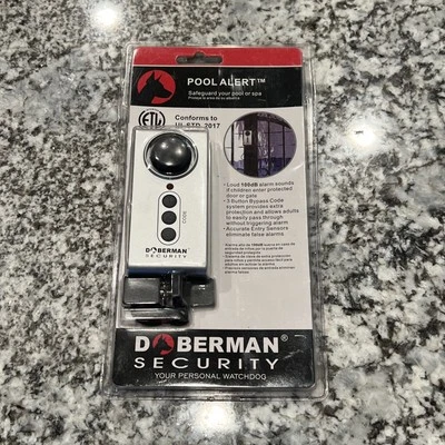 NEW Doberman Security 100dB Loud Sounding Alarm Child Safety Pool Alert SE-0114 - Image 1 of 2