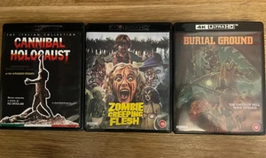 88 Films 3 x 4K UHD Italian Collection Bundle (inc. Cannibal Holocaust) - Picture 1 of 4