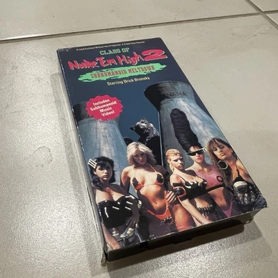 RARE Class of Nuke Em High Part 2 Subhumanoid Meltdown VHS - Image 1 of 4