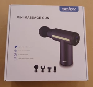 NEW SEJOY MINI MASSAGE GUN JMQ-Q3-BLA - Picture 1 of 2