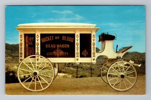 Virginia City NV-Nevada, Bucket of Blood Dead Wagon, Antique Vintage Postcard - Picture 1 of 2