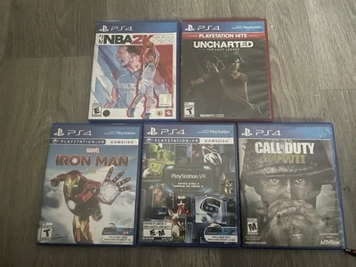 PlayStation 4 PS4 Mixed Games Bundle Lot of 5, Tested Working Both PS4 & Ps5 - Image 1 of 4