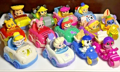Disney Doorables Let’s Go Cars Vehicles Series 1 Lot - Image 1 of 4