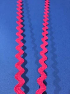 Ribete de encaje 50m/2m CORDÓN DENTADO no elástico elegante rosa oscuro 5mm Sin precio base - Imagen 1 de 2