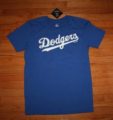Nueva con etiquetas Camiseta Majestuosa Para Hombres CLAYTON KERSHAW Los Angeles Dodgers SHIRSEY Nombre # *5G Foto 1 de 4
