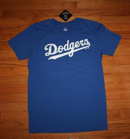 NWT Mens Majestic T-Shirt CLAYTON KERSHAW Los Angeles Dodgers SHIRSEY Name # *5G Cover