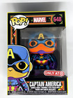 Funko Pop! Marvel #648 Captain America Blacklight GITD Target Exclusive