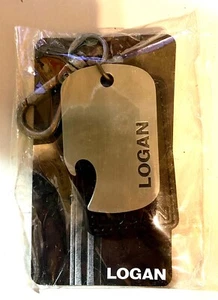X-Men Logan Wolverine Metal Dog Tag Keychain Beer Bottle Opener - Picture 1 of 4