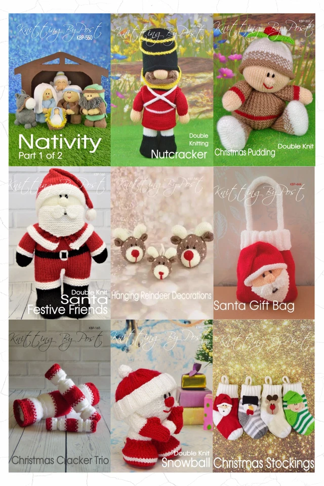 CHRISTMAS KNITTING PATTERNS from Knitting by Post - Image 1 of 1