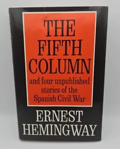 The Fifth Colum Ernest Hemingway 1969 Hardcover Free Shipping!! - Picture 1 of 10