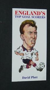 PHILIP NEILL CARD FOOTBALL 2002 ENGLAND TOP GOAL SCORERS #9 DAVID PLATT