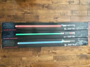 Star Wars Black Series Lightsaber Darth Vader Red Luke Skywalker Blue and Green - Picture 1 of 6