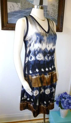 Nuevo con etiquetas Conjunto de 3 Exclusivamente Misook Acrílico Azul Marino Negro Marrón Suéter Top Falda S Foto 1 de 4