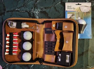 Golf Gifts for Men & Women Golf Accessorie Set Hi-End Case Plus Ball Pick-up NOS - Picture 1 of 8
