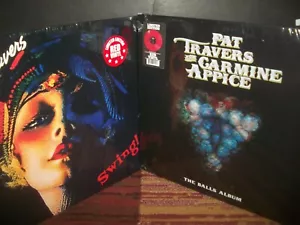 Lot 2 PAT TRAVERS LPs - Swing! / Balls Album - New SEALED red vinyl - Picture 1 of 2