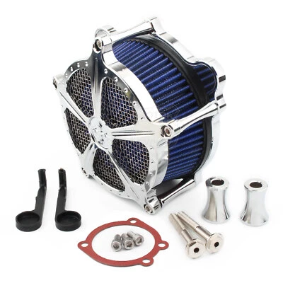 Filtro de admisión de filtro de aire para Harley Touring Road King Street Glide Softail Dyna Foto 1 de 4