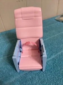 1999 Vintage Barbie Blue Jumbo Jet Airplane Replacement Part ~ Seat W/seat Belt - Picture 1 of 7