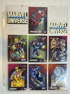 Marvel Universe Serie 3 Carte Collezionabili Set Completo 1-200 - Foto 1 di 24