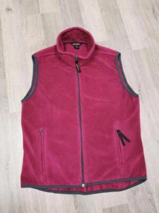 Vintage woman's pink woolrich fleece gilet. size medium. - Picture 1 of 9