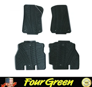 Floor Mats for 2019-2021 Jeep Wrangler JL Unlimited 4 Door Premium All Season - Picture 1 of 9