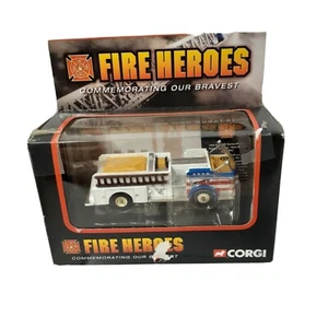 Vintage Corgi Fire Heroes Pumper Stars And Stripes Fire Truck Die Cast - Picture 1 of 2