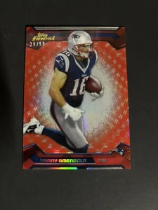 Topps Finest Danny Amendola 2013 refractor rojo/50 New England Patriots envío gratuito - Imagen 1 de 5