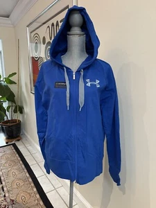 Under Armour Ladies Storm Hooded Jacket Blue- XL- NWT - Picture 1 of 5